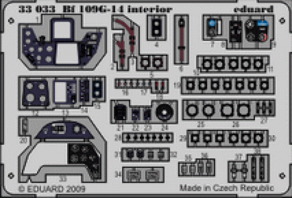 1/32 Bf 109G-14 interior S.A. (HAS)