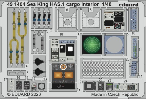 1/48 SET Sea King HAS.1 cargo interior AIRF