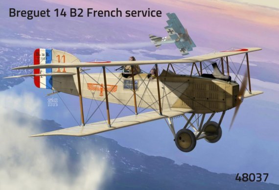 1/48 Breguet 14 B2 French service