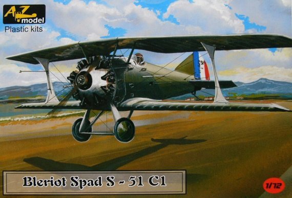 1/72 Bleriot Spad 51C1 (French, Soviet)