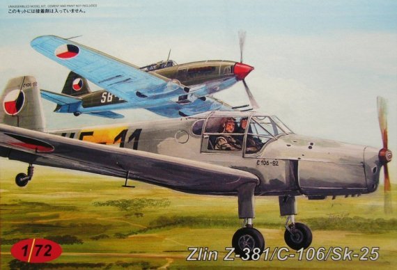 1/72 Zlin Z-381/C106 (BASIC EDITION)