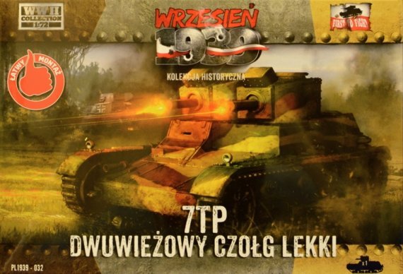 1/72 Polish 7TP double turret Polish light tank