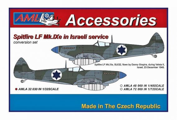 1/32 Spitfire Mk.IXe with Germany fuels Israel AF