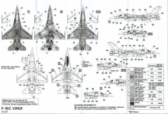 1/72 Lockheed-Martin F-16C