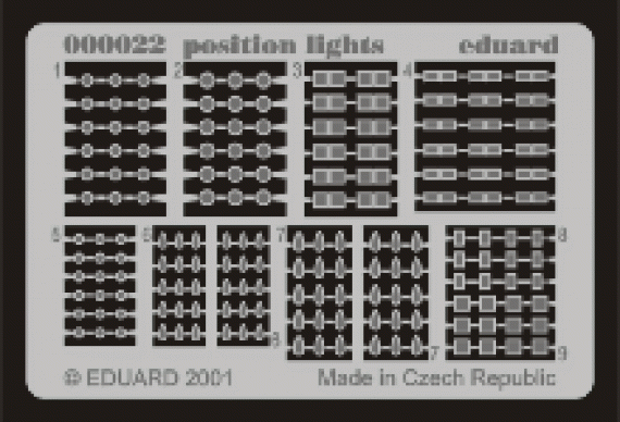Eduard Position lights