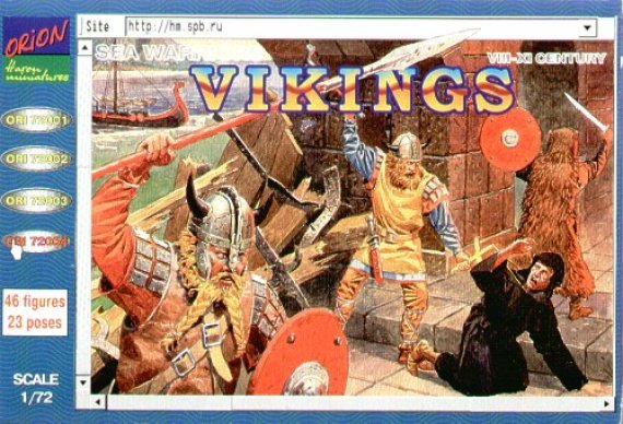 1/72 Vikings VIII-XI century