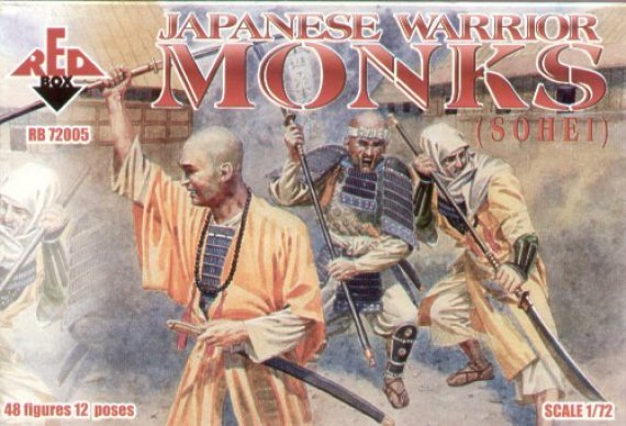 Red Box 1/72 Japanese Warrior Monks Figures