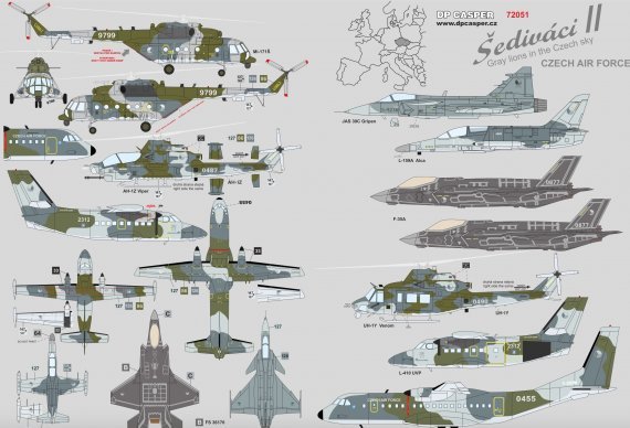 1/72 Grey Lions in the Czech Sky. Czech Air Force