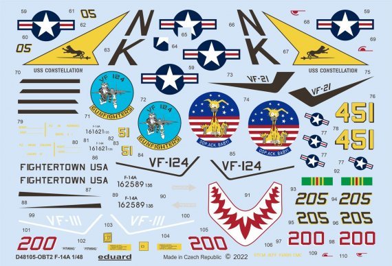 1/48 Decals F-14A
