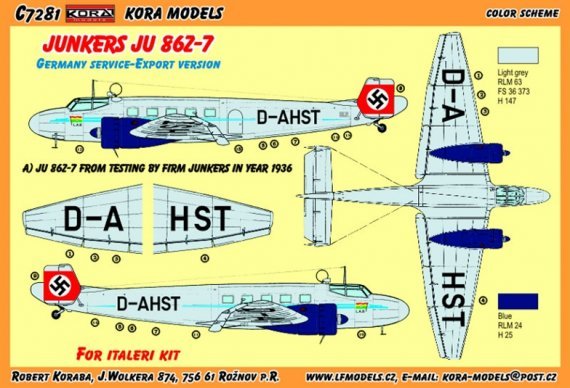 1/72 Ju 86Z-7 Germany export version Conv. (ITA)
