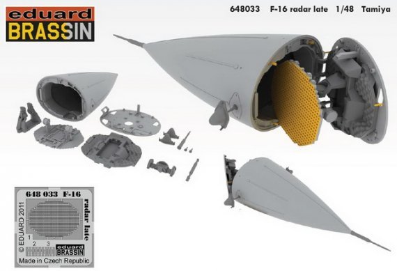 1/48 F-16 radar late Tamiya