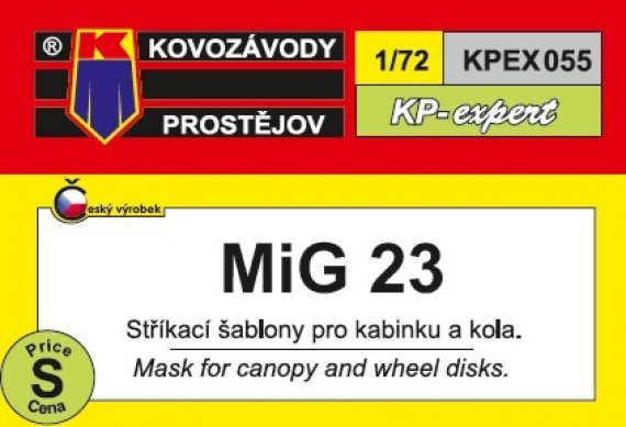 1/72 Mikoyan MiG-23 for Kovozavody Prostejov