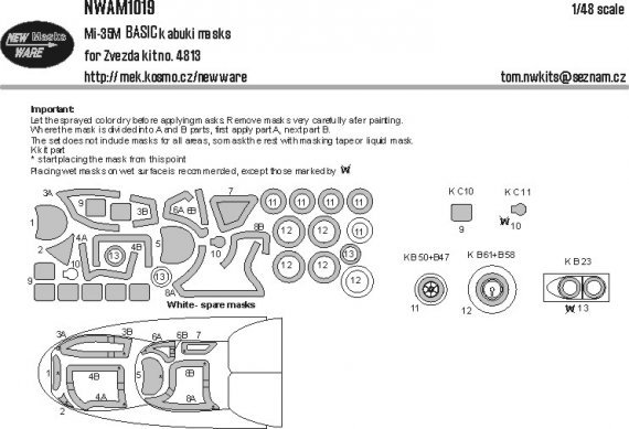 1/48 Mask Mi-35M BASIC