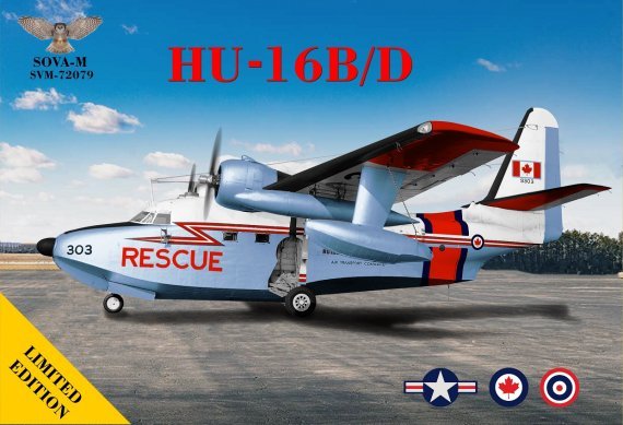 1/72 HU-16B/D Albatross US Navy,Thailand,Canada