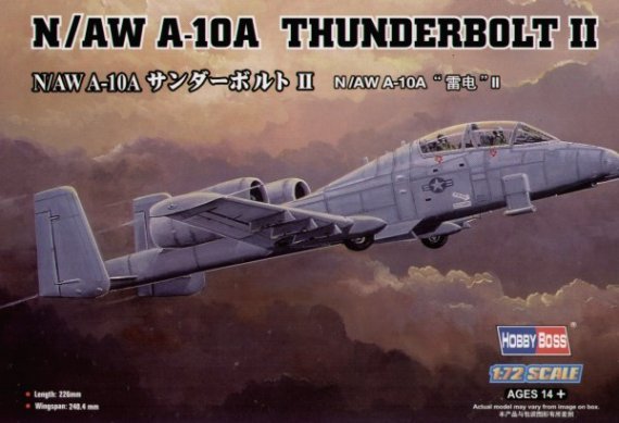 Hobby Boss Fairchild A-10B Thunderbolt II Twin Seat 1/72
