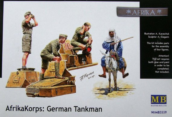 1/35 Afrika Korps  German Tankmen