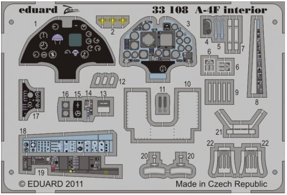 1/32 A-4F interior S.A. (TRUMP)
