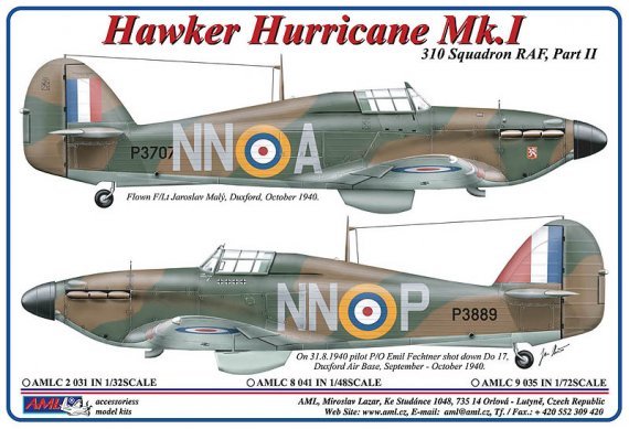 1/72 310th Squadron RAF, Part II / Hawker Hurricane