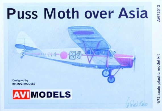 1/72 Puss Moth over Asia