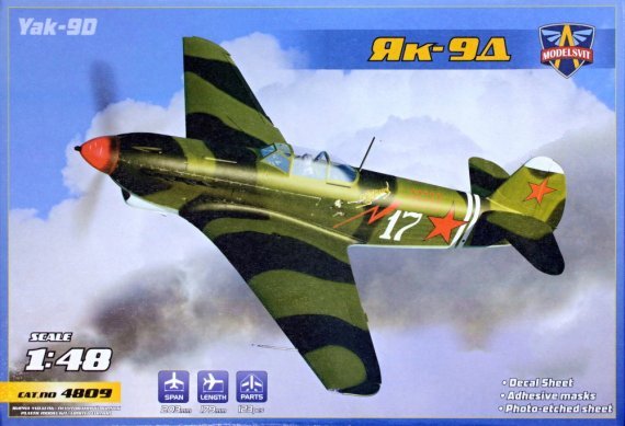 1/48 Yak-9D Long-range WWII fighter