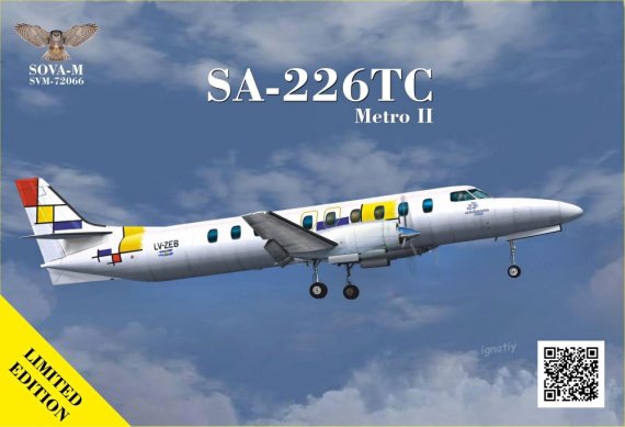 Sova Model SA-226TS Aereo Regionale 1/72