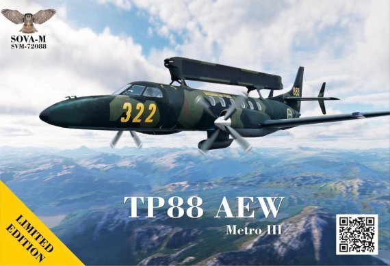 Sova Model TP-88 AEW Metro III Arm�e de l'Air Su�doise 1/72