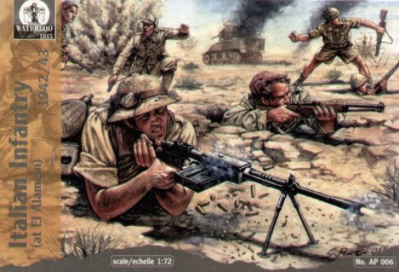 Italian WWII Infantry Figures 1/72 El Alamein 36pc