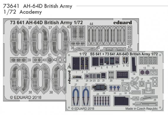1/72 SET AH-64D British Army