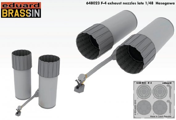 1/48 F-4 exhaust nozzles late (HAS)