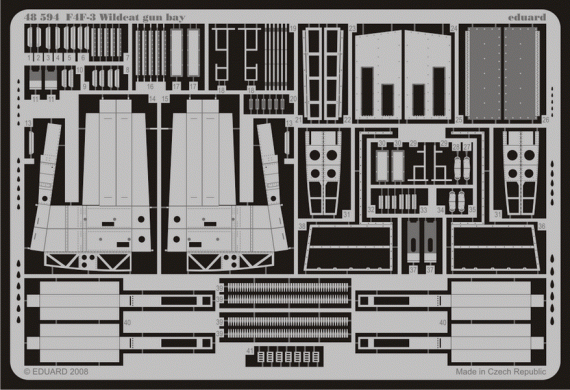 Eduard F4F-3 Wildcat gun bay