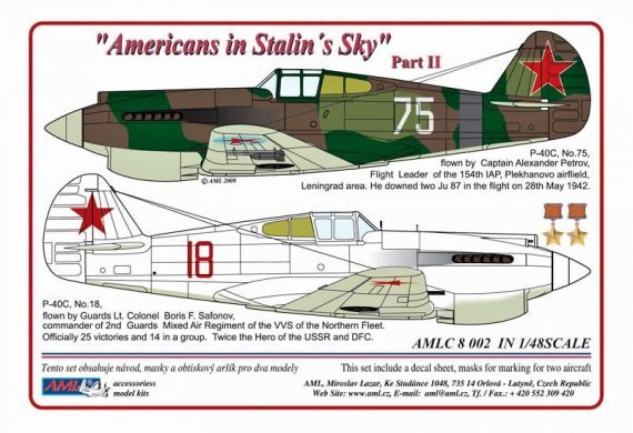 1/48 Decals Americans in Stalins Sky Part II