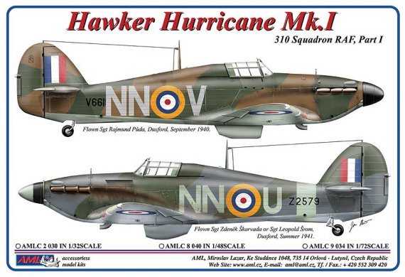 1/48 310th Squadron RAF, Part I / Hawker Hurricane &