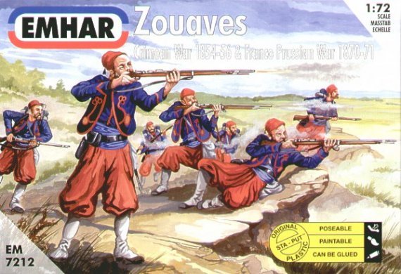 Emhar 1/72 Zouaves Guerres Crim�e et Franco-Sovi�tique