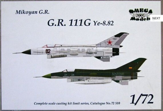1/72 Mikoyan G.R. 111G Ye-8.82 (Russia)