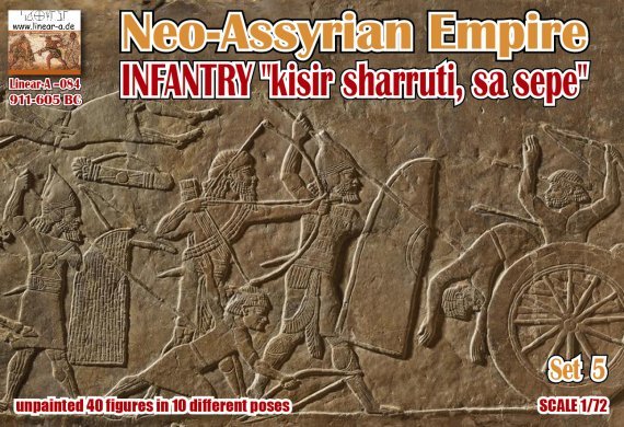 1/72 Neo-Assyrian Empire 911-605 Bc Set 4 Infantry