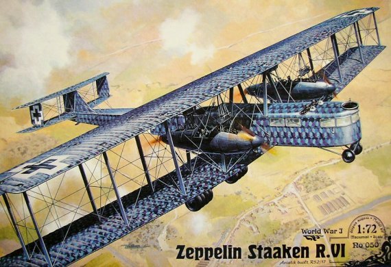 1/72 Zeppelin Staaken RVI (Aviatik, 52/17)