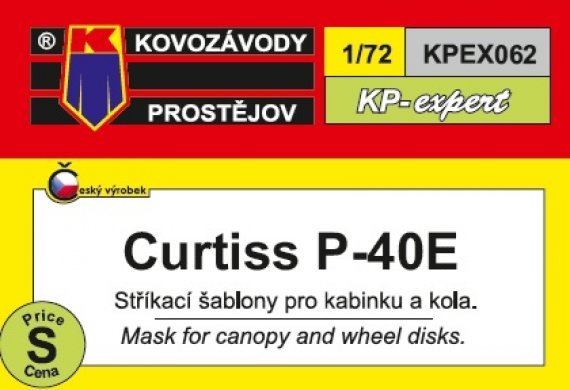 1/72 Curtiss P-40E for Kovozavody Prostejov