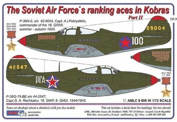 1/72 Masks for P-39 N-0/Q-15 (G.A.Rechalkov)