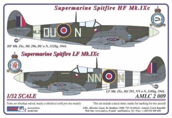1/32 Supermarine Spitfire Mk.IXC. DU-N & NN-N