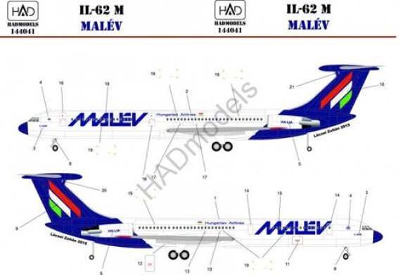 1/144 Ilyushin IL-62M MaleV