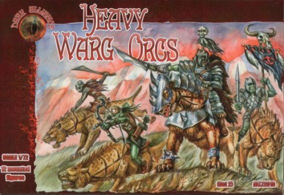 1/72 Scale Heavy Warg Orcs
