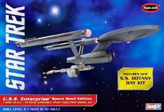 1/1000 Star Trek Enterprise Space Seed Snap Kit