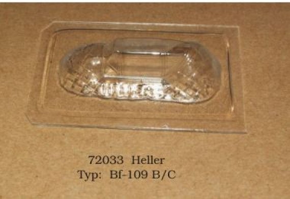 1/72 Vacu Canopy Bf-109 B/C (HELL)