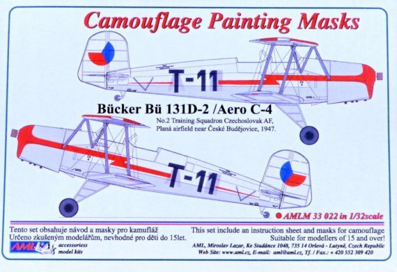 1/32 Camouflage masks B 131D-2/Aero C-4