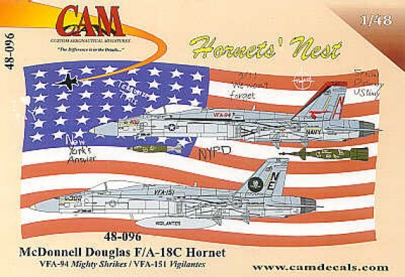 1/48 McDonnell Douglas F/A-18C, VFA-94 Mighty Shrikes, VFA-151 V