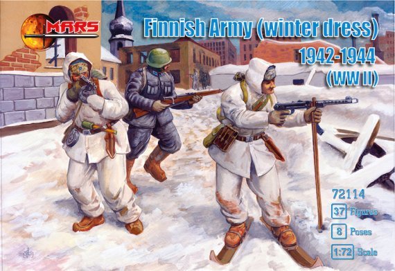 1/72 Finnish Army in winter dress 1942-1944