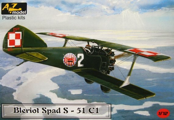 1/72 Bleriot Spad 51C1 (Polish, Turkey)