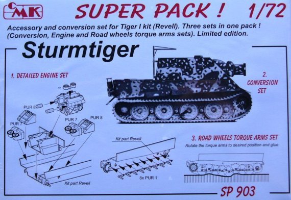 1/72 STURMTIGER for Revell (3-in-1)