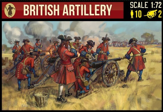 1/72 British Artillery. War of the Spanish Succession
