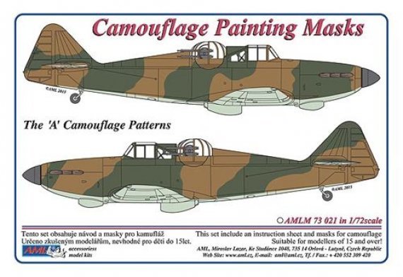 1/72 Boulton-Paul Defiant Mk.I A Camouflage Patterns mask